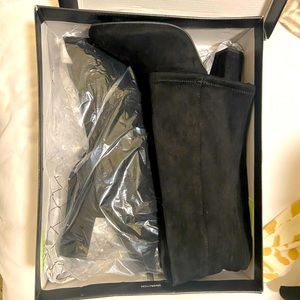 Material Girl brand thigh high boots. Never worn, brand new. Size 6.5.